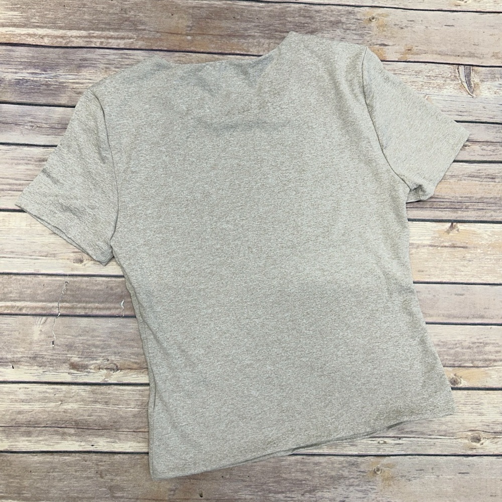AND NOE THIS crew neck slim fit T-shirts oatmeal size PM - Picture 2 of 5